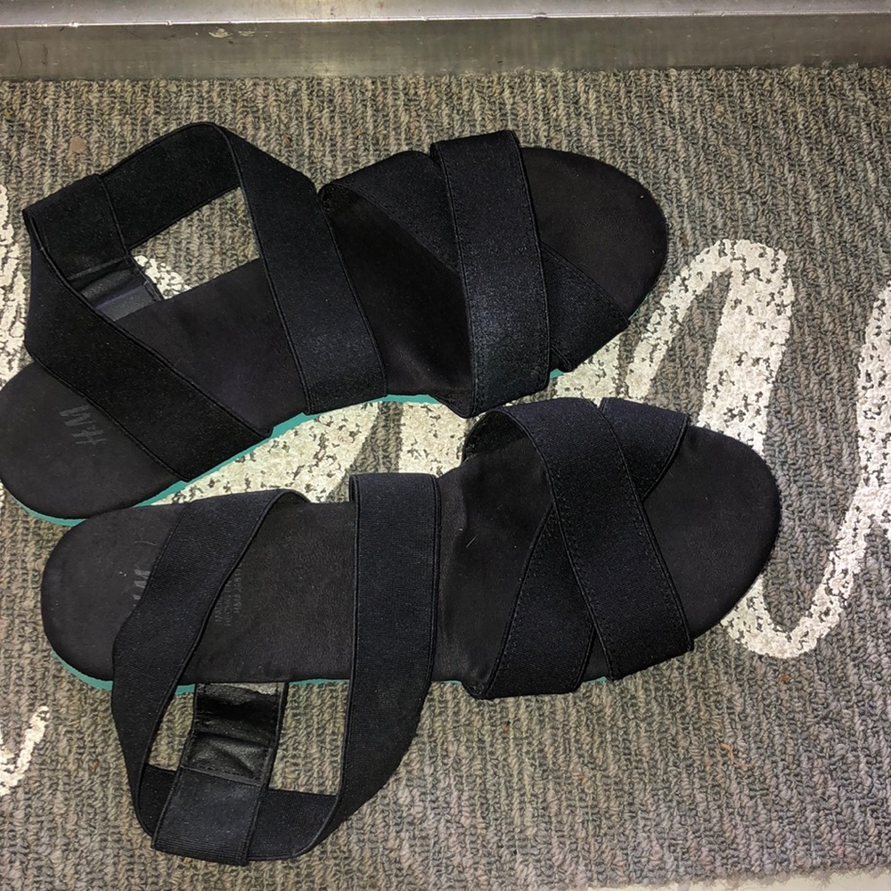 H&M strappy slide in sandals